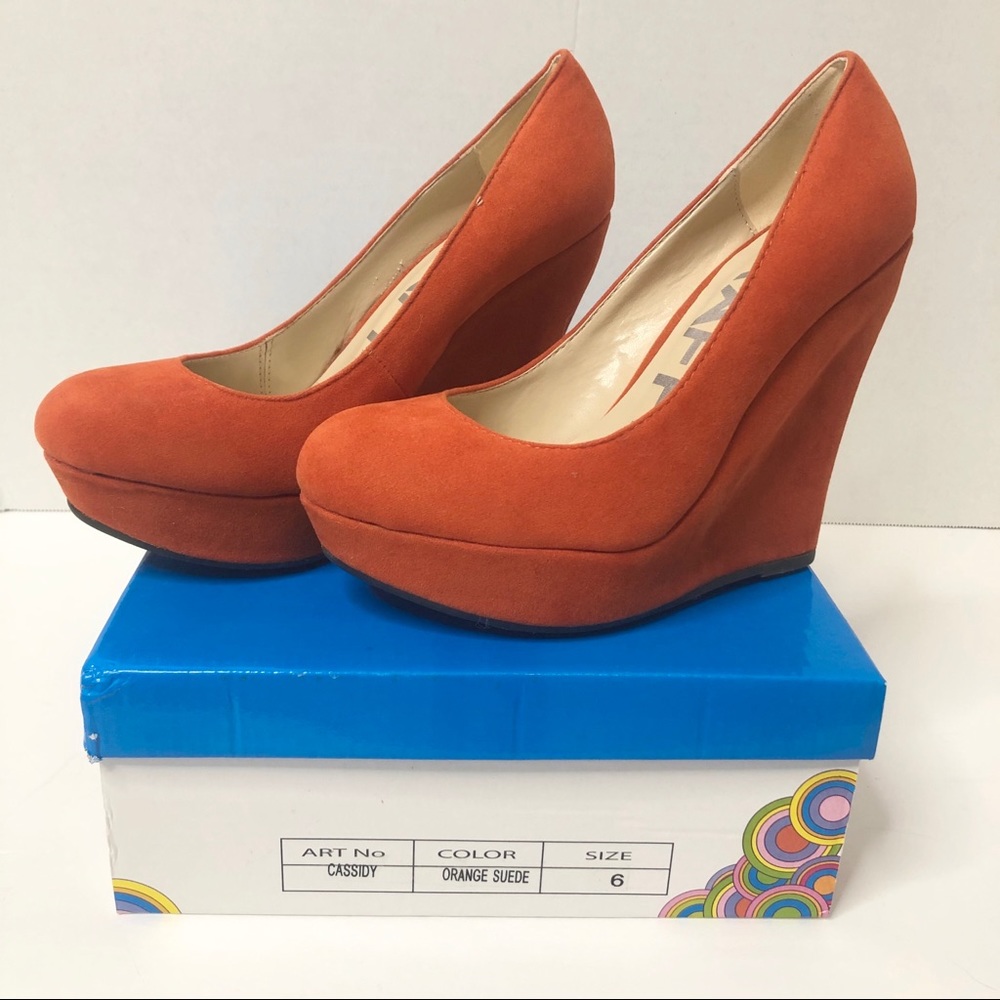 Burnt Orange Wedges